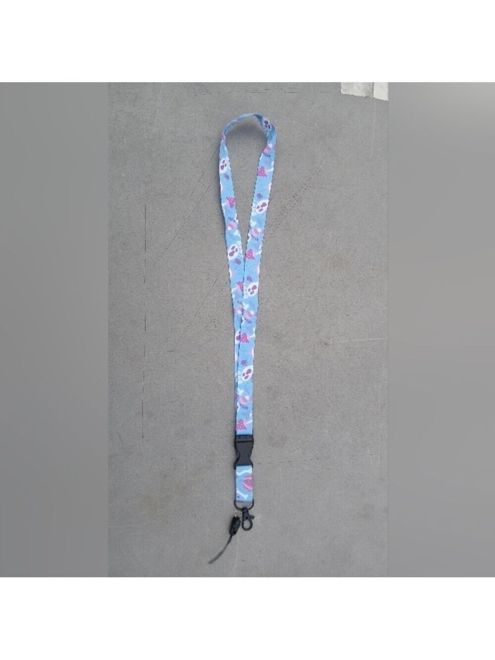 🆓 Free W/Purchase Pastel Goth Blue Halloween Ghost Cottagecore ID Lanyard NWT